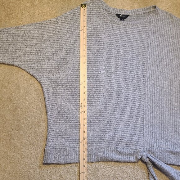 Simply Vera, Vera Wang Light Gray Heather Pullover Top Women's XL - Picture 7 of 12